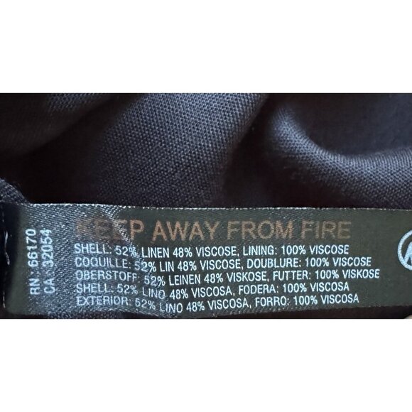 NWT Size L - Anthro Celandine Linen Blend Pom-Pom Mini Shift Dress (NWT US$ 88) - Picture 16 of 16